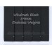 Windrush Black Replacement Vertical Blind Slat 89mm Wide