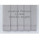 Windrush Platinum Light Grey Replacement Vertical Blind Slat 127mm 5" Wide