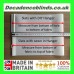 Kineton White Replacement Vertical Blind Slat 89mm Wide